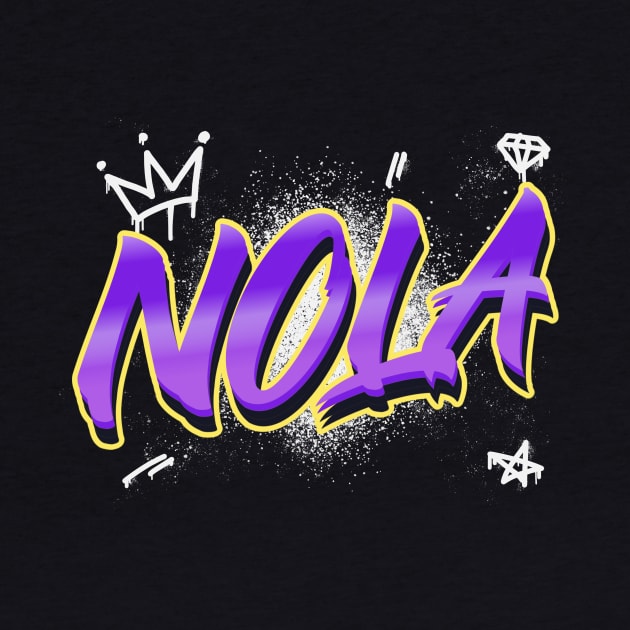 NOLA HOODIES NEW ORLEANS LOUISIANA MARDI GRAS by Cult Classics